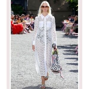 NWT Kate Spade Leaf Lace Shirtdress